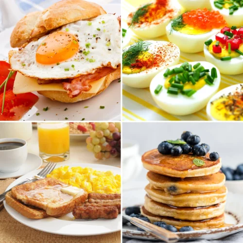 Retro 3-in-1 Family Size Breakfast Station, Aqua -Nostalgia Food BSET300AQ 04 foods scaled