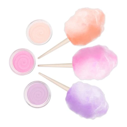 Cotton Candy Flossing Sugar - Grape, Pink Bubble Gum, Orange - 3 Pack -Nostalgia Food CCFS300 accessory 2