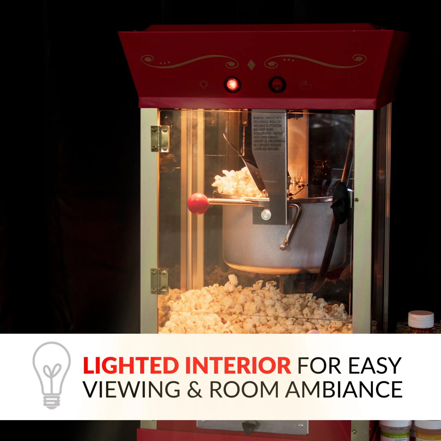 Vintage Professional Popcorn Cart - NEW 8-Ounce Kettle - 53 Inches Tall 5 Vintage Professional Popcorn Cart - NEW 8-Ounce Kettle - 53 Inches Tall - Image 5