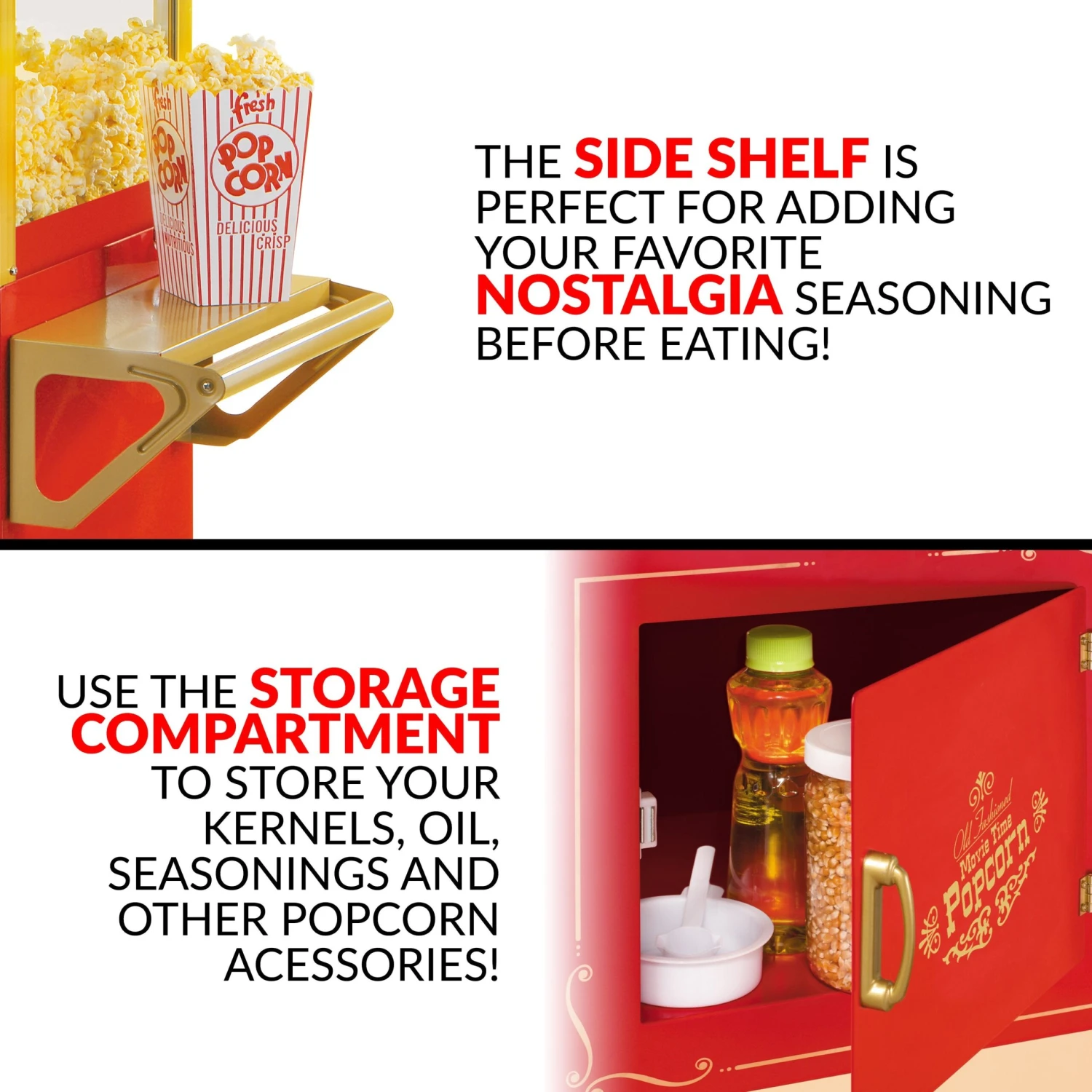 Vintage Professional Popcorn Cart - NEW 8-Ounce Kettle - 53 Inches Tall 4 Vintage Professional Popcorn Cart - NEW 8-Ounce Kettle - 53 Inches Tall - Image 4