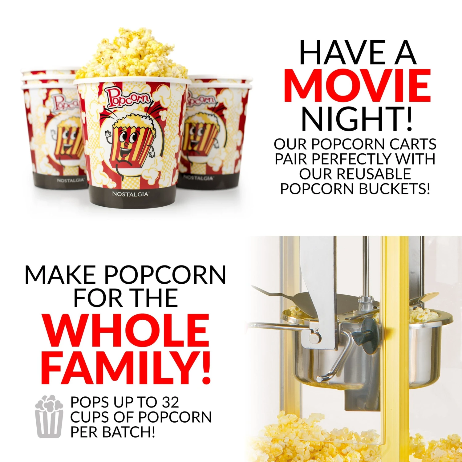 Vintage Professional Popcorn Cart - NEW 8-Ounce Kettle - 53 Inches Tall 7 Vintage Professional Popcorn Cart - NEW 8-Ounce Kettle - 53 Inches Tall - Image 7