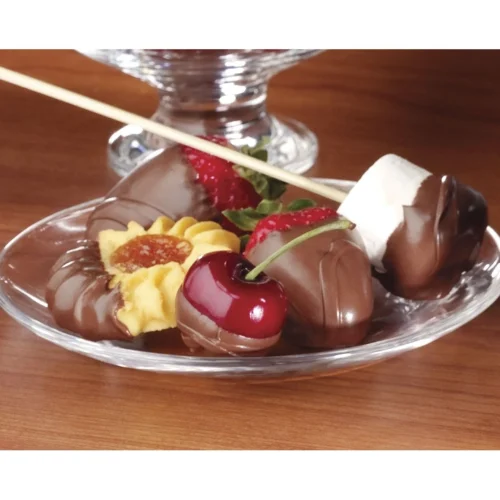 3-Tier 1/2-Pound Chocolate Fondue Fountain -Nostalgia Food CFF3BR 03