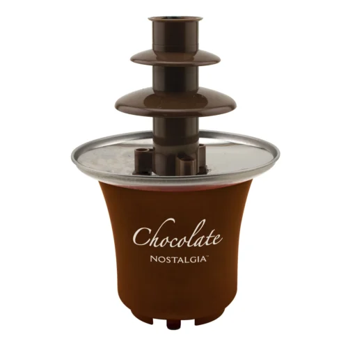3-Tier 1/2-Pound Chocolate Fondue Fountain -Nostalgia Food CFF3BR 04