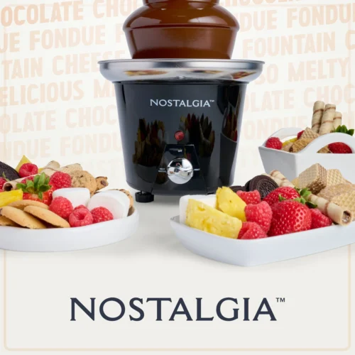 3-Tier 1.5-Pound Chocolate Fondue Fountain -Nostalgia Food CFF965 feature 04