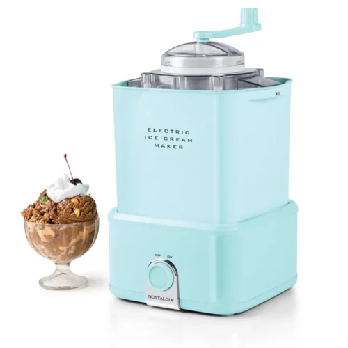 Electric Ice Cream Maker With Candy Crusher
