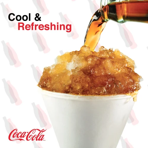 Coca-Cola Electric Shaved Ice & Snow Cone Maker -Nostalgia Food CKESHVICE2CR 03Lifestyle scaled