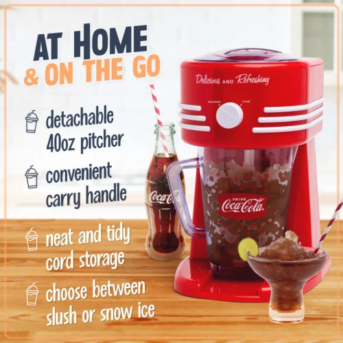 Coca-Cola® 40-Ounce Frozen Beverage Station -Nostalgia Food CKFBS40CR feature 02