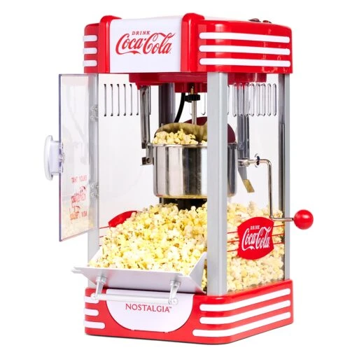 Coca-Cola 2.5-Oz. Kettle Popcorn Maker, Red