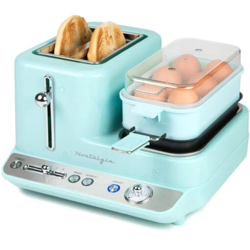 Retro 3-in-1 Breakfast Station, Aqua