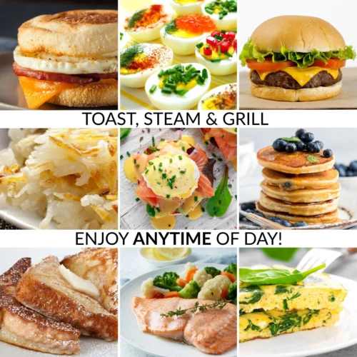 Retro 3-in-1 Breakfast Station, Aqua -Nostalgia Food CLBS3AQ feature 05 scaled