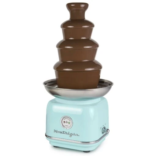 Classic Retro 4-Tier 2-Pound Chocolate Fondue Fountain