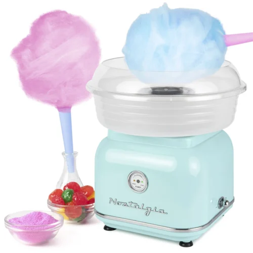 Classic Retro Hard & Sugar-Free Candy Cotton Candy Maker, Aqua