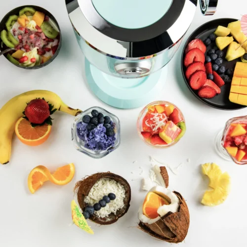 Classic Retro Ice & Frozen Fruit Ice Shaver -Nostalgia Food CLFRZFRTSHVR2AQ feature 05 scaled