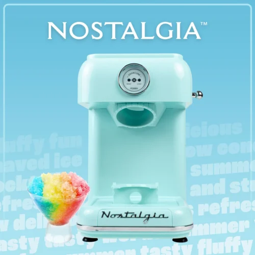 Classic Retro Single Countertop Snow Cone Maker -Nostalgia Food CLSC1AQ feature 04 scaled