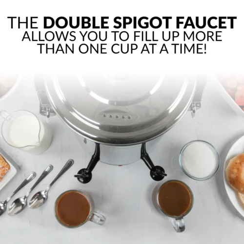 HomeCraft™ Quick-Brewing 1000-Watt Automatic 45-Cup Coffee Urn, Stainless Steel -Nostalgia Food CUDS45SS feature 03 scaled