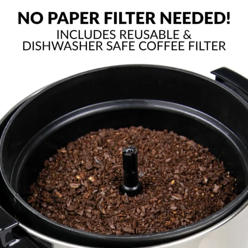 HomeCraft™ Quick-Brewing 1000-Watt Automatic 45-Cup Coffee Urn, Stainless Steel -Nostalgia Food CUDS45SS feature 04 scaled