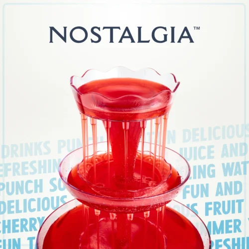 Retro 3-Tier Lighted Party Fountain -Nostalgia Food DBF15WT 06 brand