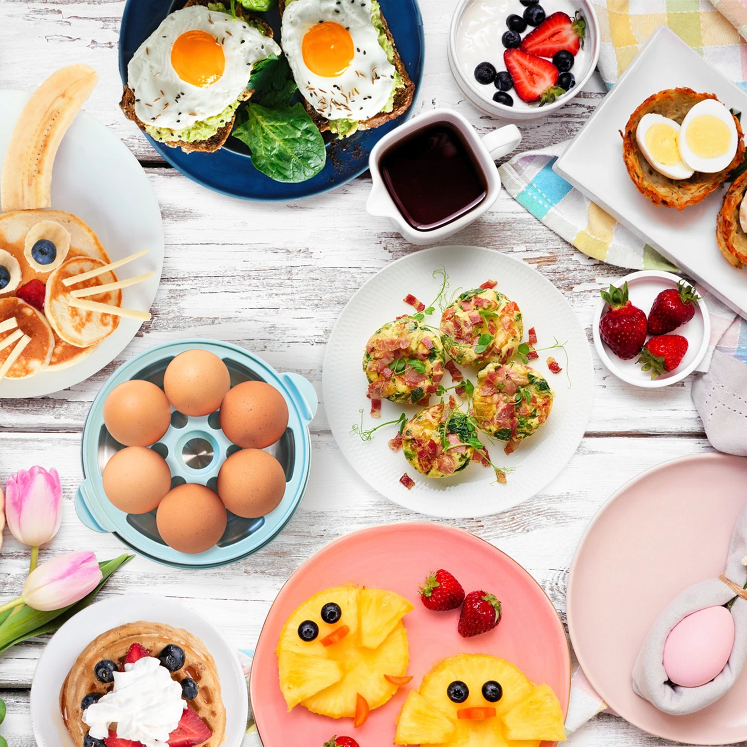 Retro Premium 7-Egg Capacity Electric Egg Cooker, Aqua 9 Retro Premium 7-Egg Capacity Electric Egg Cooker, Aqua - Image 9