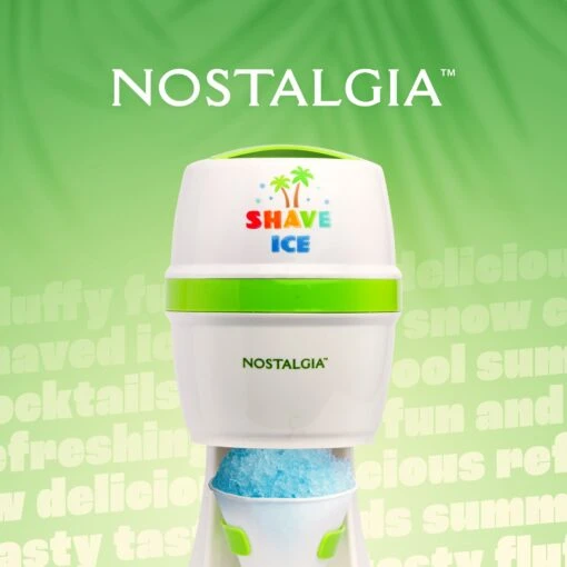 Electric Shave Ice & Snow Cone Maker -Nostalgia Food ESHVICE2HSI feature 06