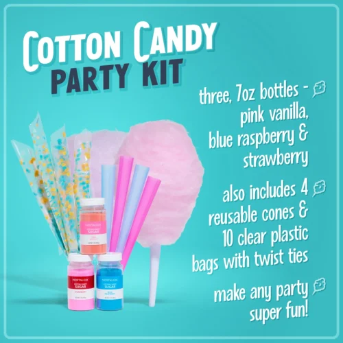 Cotton Candy Party Kit -Nostalgia Food FSCC8 01