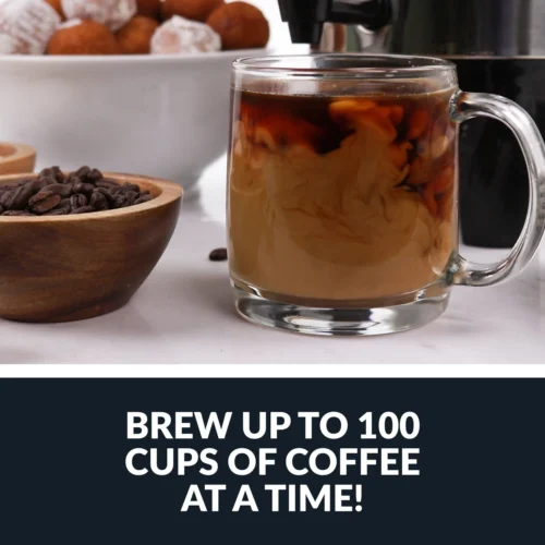 HomeCraft™ Quick-Brewing 1500-Watt Automatic 100-Cup Coffee Urn, Stainless Steel -Nostalgia Food HCCU100SS feature 07 scaled