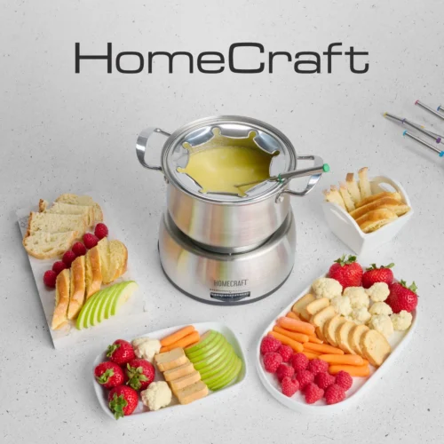 HomeCraft™ 8-Cup Electric Fondue Set -Nostalgia Food HCFP8SS feature 04