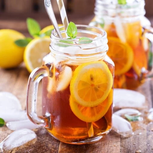 HomeCraft 3-Quart Black Stainless Steel Café' Ice Iced Coffee And Tea Brewing System -Nostalgia Food HCIT3BS Image05