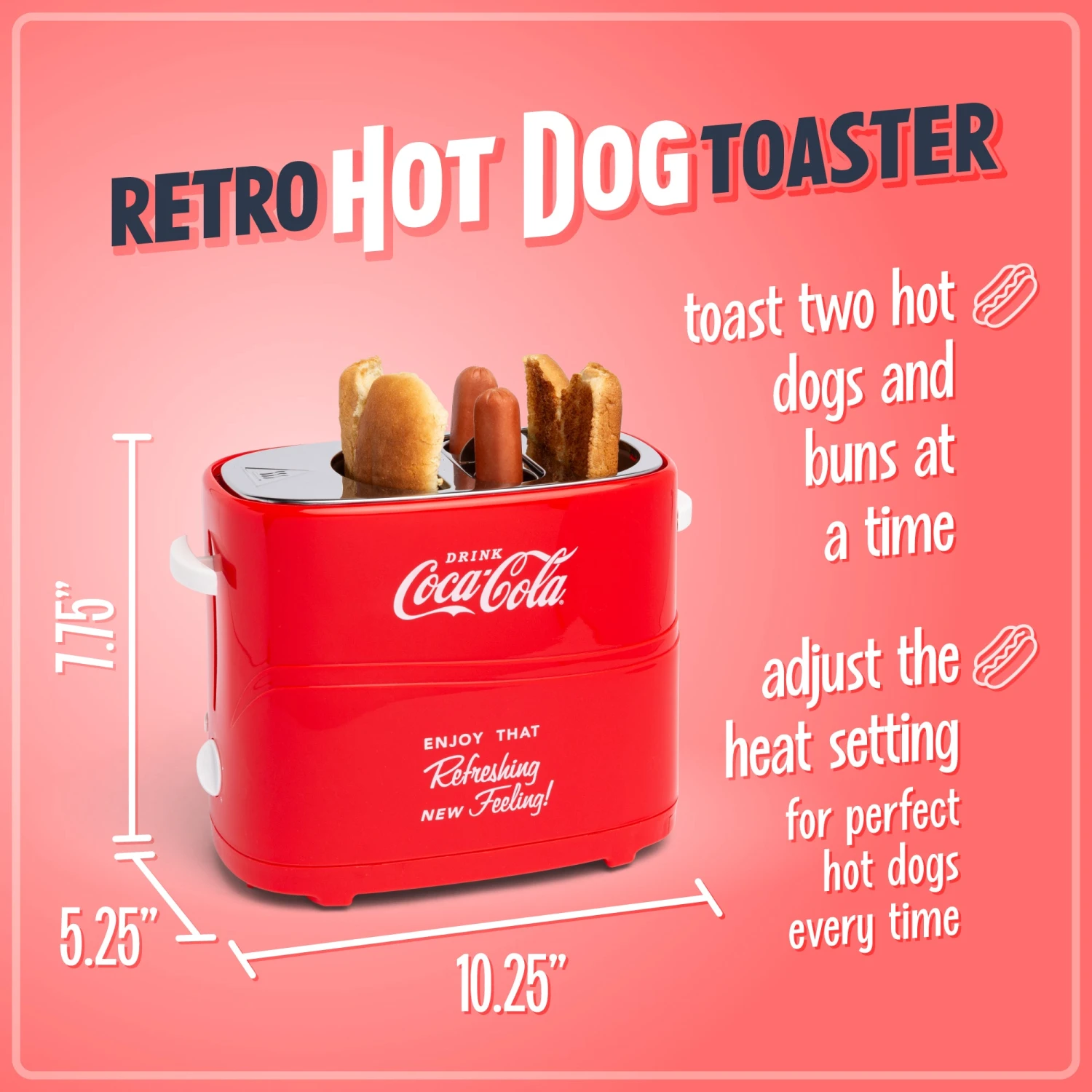 Coca-Cola® Pop-Up Hot Dog Toaster 2 Coca-Cola® Pop-Up Hot Dog Toaster - Image 2