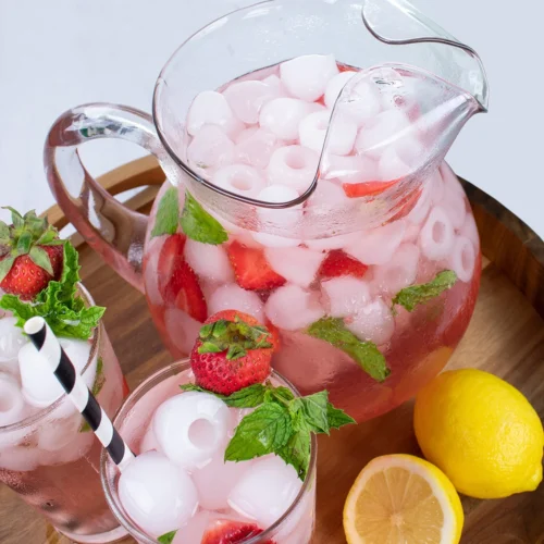 IGLOO® 26-Pound Automatic Self-Cleaning Portable Countertop Ice Maker Machine With Handle, Pink -Nostalgia Food IGLICEB26HNPK feature 05