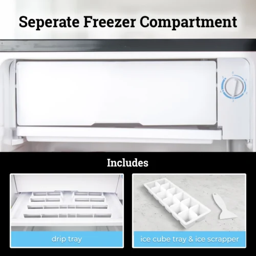 Igloo 2.6 Cu. Ft. Refrigerator W/ Freezer, Black -Nostalgia Food IRF26BK6A feature 05 scaled