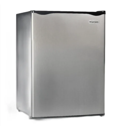 Igloo 2.6 Cu. Ft. Refrigerator W/ Freezer, Platinum