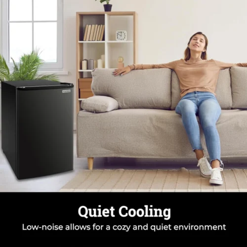 Igloo 3.2 Cu. Ft. Refrigerator W/ Freezer -Nostalgia Food IRF32BK6A 05 mainimage