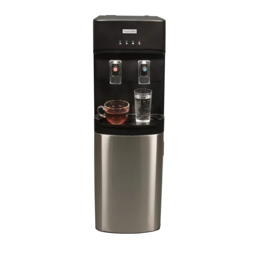 Igloo 3 & 5 Gallon Bottom Load Hot & Cold Water Dispenser, Black & Stainless Steel -Nostalgia Food IWCBL352CHBKS 03 scaled