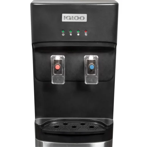 Igloo 3 & 5 Gallon Bottom Load Hot & Cold Water Dispenser, Black & Stainless Steel -Nostalgia Food IWCBL352CHBKS 04 scaled
