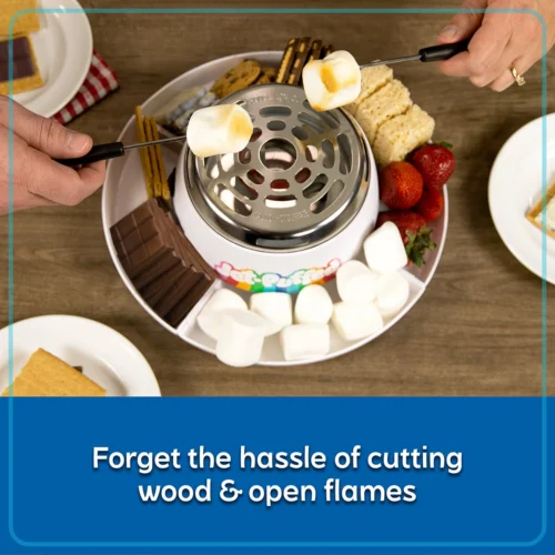 Jet-Puffed Electric S'mores Maker -Nostalgia Food JPSMM100WH feature 02