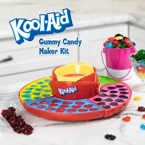 Nostalgia Food 5 Nostalgia Food -Nostalgia Food KAGCM200RD Kool Aid Gummy Candy Maker FeaturesImage 1 scaled