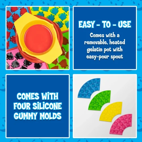 Kool-Aid Gummy Candy Maker -Nostalgia Food KAGCM200RD Kool Aid Gummy Candy Maker image3 scaled