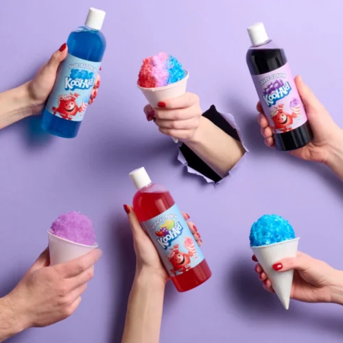 Kool-Aid Snow Cone Syrup Party Kit -Nostalgia Food KASCK3 Kool AidSyrupslifestyleimage