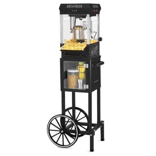 2.5 Ounce Popcorn Cart, 10-Cup, With 5-Quart Popcorn Bowl, 45-Inches Tall