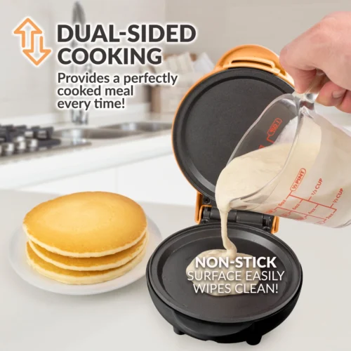 MyMini™ Personal Electric Griddle -Nostalgia Food MGD5OR feature 02 scaled