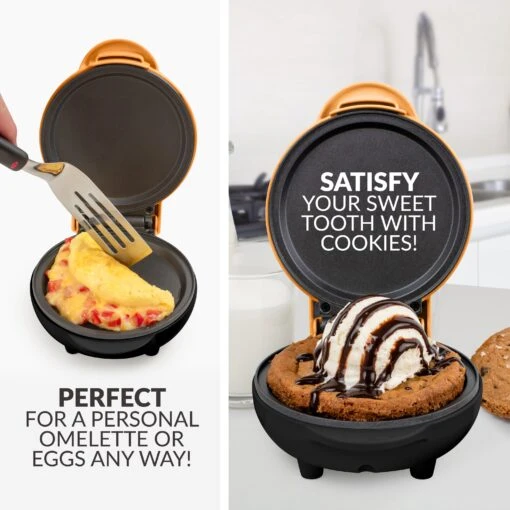 MyMini™ Personal Electric Griddle -Nostalgia Food MGD5OR feature 06