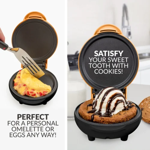 MyMini™ Personal Electric Griddle -Nostalgia Food MGD5OR feature 06 scaled