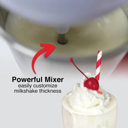 Coca-Cola® Limited Edition 2-Speed Milkshake Maker 9 Coca-Cola® Limited Edition 2-Speed Milkshake Maker -Nostalgia Food MLKS100COKEpowerfulmixer2 scaled