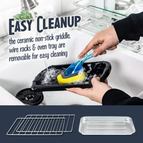 Retro 3-in-1 Breakfast Station -Nostalgia Food NBSTPM3AQ6A 05 EasyCleanup scaled