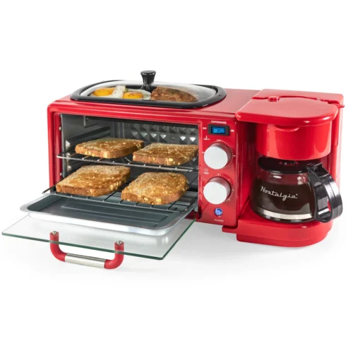 Retro 3-in-1 Breakfast Station -Nostalgia Food NBSTPM3RD6A AG NOS24 45HERO 7a196050 89f3 4dc3 9d22 f84aae4f92df scaled