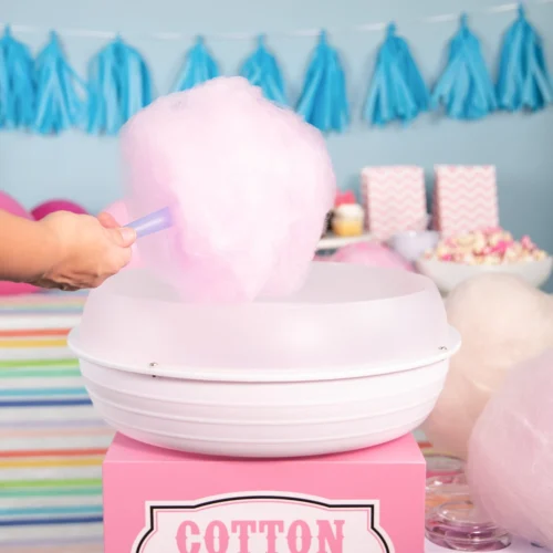 Professional Cotton Candy Cart -Nostalgia Food NCCRT510PK feature 06 scaled