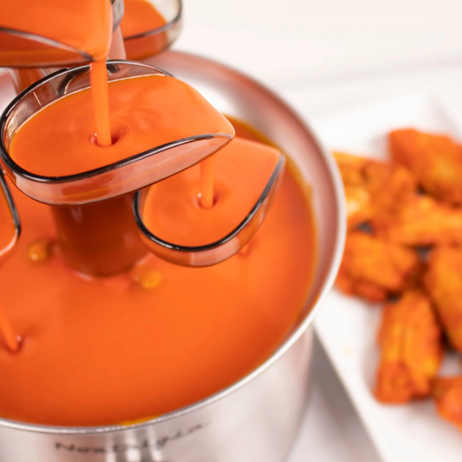 2-Pound Stainless Steel Cascading Fondue Fountain 9 2-Pound Stainless Steel Cascading Fondue Fountain - Image 9