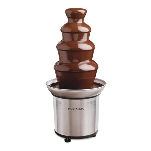 4-Tier 2-pound Stainless Steel Chocolate Fondue Fountain
