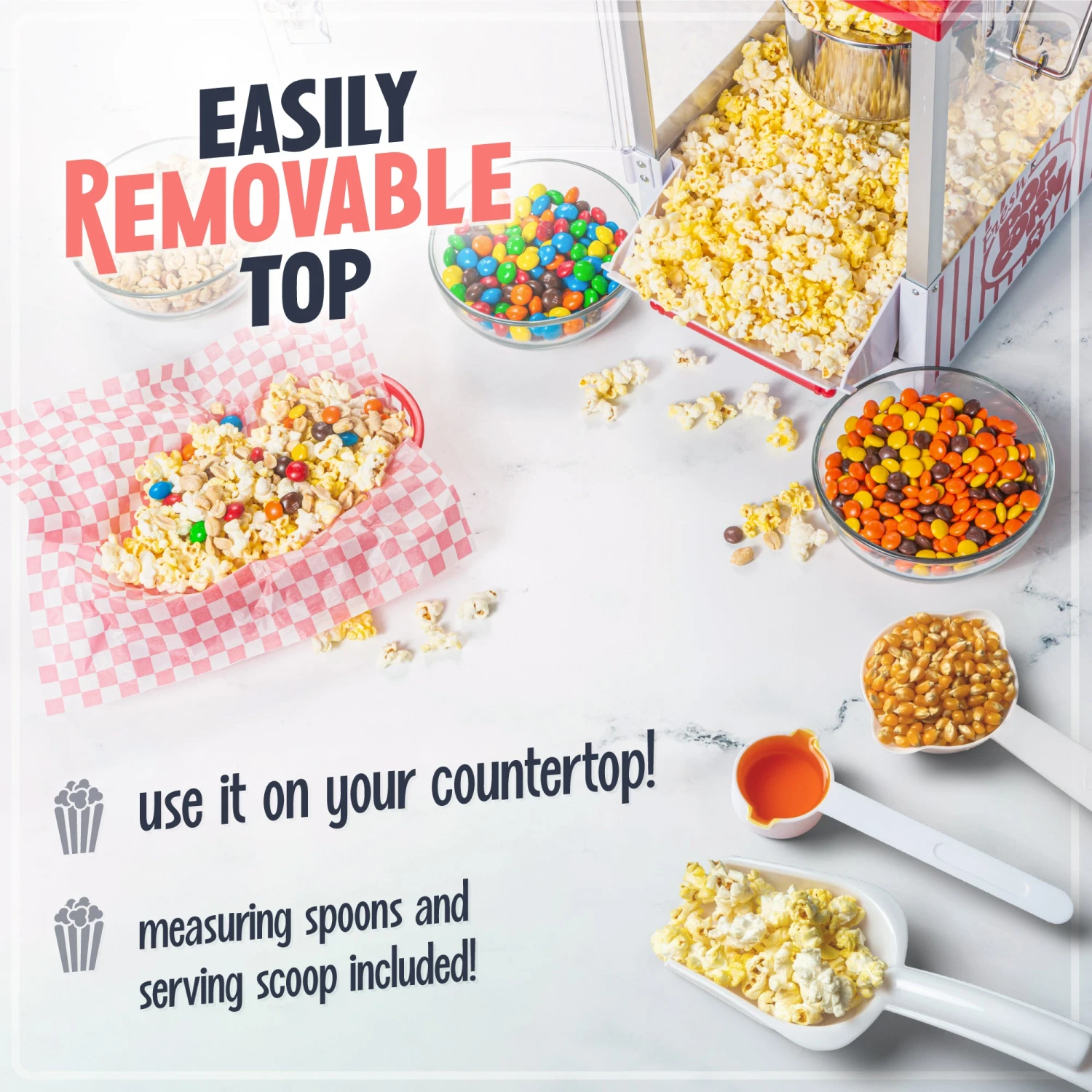 Vintage 2.5-Ounce Popcorn Cart, 45-Inches Tall 6 Vintage 2.5-Ounce Popcorn Cart, 45-Inches Tall - Image 6