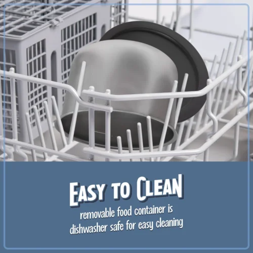 Nostalgia 20 Oz. Portable Heated Lunch Box -Nostalgia Food NLB25BB 06 Dishwasher scaled